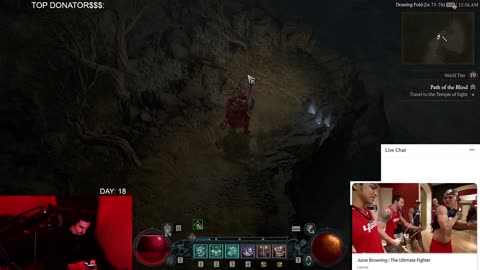 0 VIEWER ANDY GRIND - DIABLO4 CHILLSTREAM DAY#18!| LVL 75 Whirlwind BARB🌪|