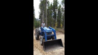 Colorado Log Home Build S1E2 Driveway & Clearing Trees
