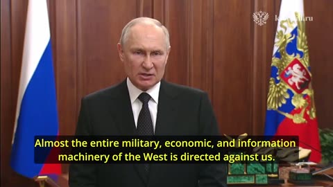 PUTIN ADDRESSES THE COUP ATTEMPT BY WAGNER