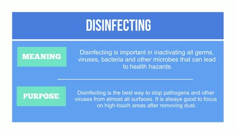 The Difference Between Disinfecting, Sanitizing, And Cleaning