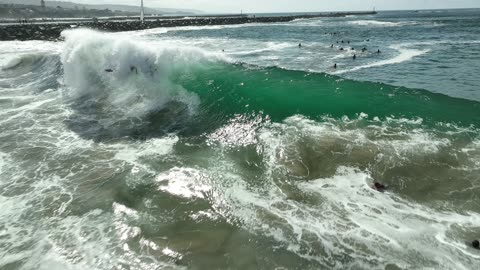 The Wedge Topples Boogie Boarders