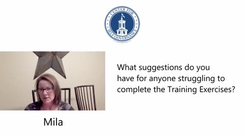 Training Exercise Q&A "STRUGGLES"