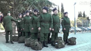 Crimean conscripts depart for Russian army garrisons to fight in Ukraine