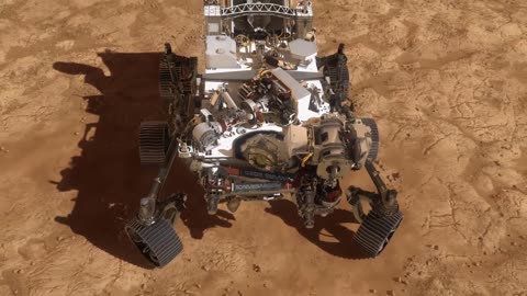 NASA Mars 2020 perseverance Rover Landing Animation