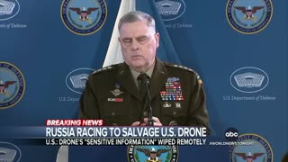 US, Russia race to salvage downed drone