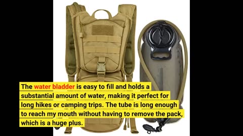 Customer Comments: ATBP Military 3L Hydration Pack Reservoir Water Bladder Daypack Camel Backpa...