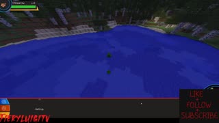 Building my home on lava PIXELMON Minecraft