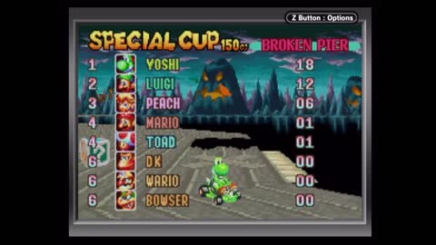 Mario Kart: Super Circuit - 150cc Special Cup (Game Boy Player Capture)