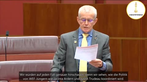 Senator Malcolm Roberts: Ich fordere Australien auf, den Great Reset des WEF abzulehnen