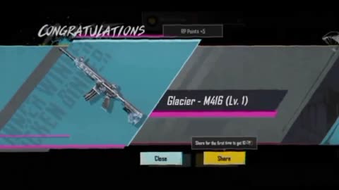 M416 Glacier , PUBG mobile player , dream weapon of all pro player