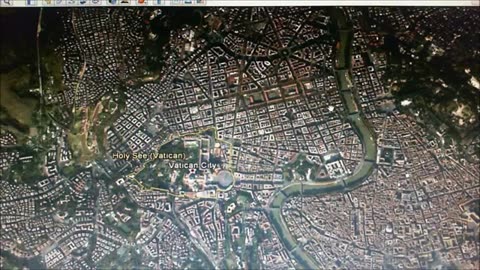 Google Earth Series Vatican Mark Of The Beast Rise Of Russia WW3 Little Horn