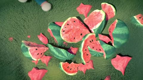 Watermelon animation video