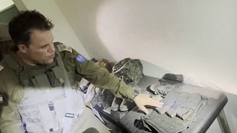 Israel Soldiers exposes the countless Hamas weapons uncovered in the Shifa Hospital's MRI building: