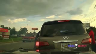 Woman With Child in Car Rams Multiple People.mp4