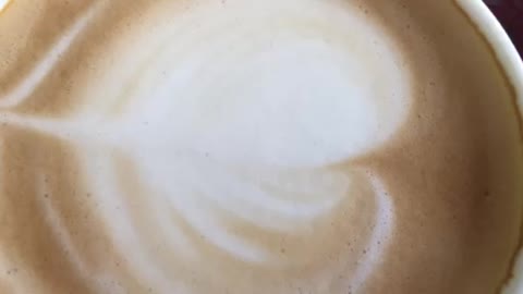 Latte coffee