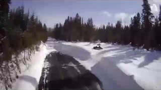 Out snowmobiling