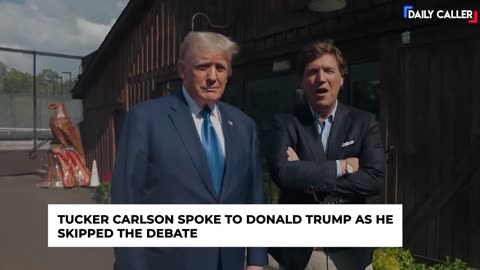 Tucker Carlson Interviews Donald Trump On Debate Night