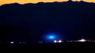 BLUE LIGHTS SHINING INSIDE AREA 51