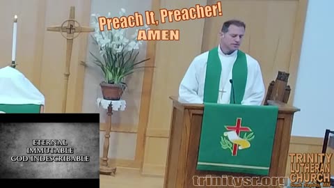 2023 07 09 July 9th Pastor Sermon Trinity Lutheran Sauk Rapids MN