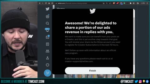 TWITTER IS NOW PAYING USERS, Elon Rolls Out Paid Partnerships, Timcast ALREADY Earned $6,000