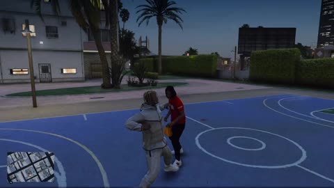 GTA 5 Rp - Hooping with my Homie lmfao!!!🏀