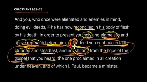 Conditional Reconciliation and Eternal Security: Colossians 1:21–23, Part 3 Desiring God