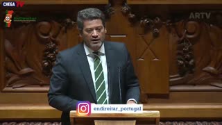 André Ventura com discurso sobre a saúde