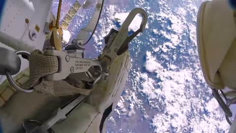 Astronauts lose a shield in space by accident