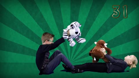 Stuffed Animal Partner Workout for Kids: Fun Fitness and Furry Friends! 🧸🏋️‍♂️🧒