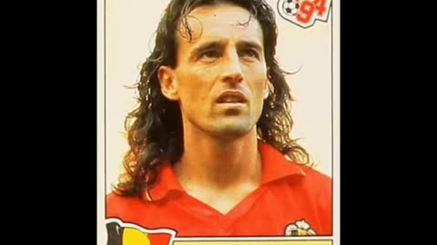 PANINI STICKERS WORLD CUP 1994 BELGIUM TEAM