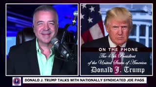 President Trump Interview With Joe Pags Part One