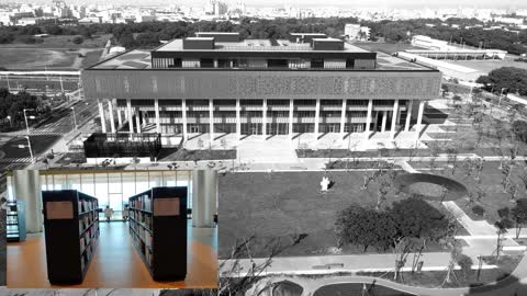 Main Branch of Tainan Public Library 臺南市立圖書館總館 🇹🇼 (2021-05) {aerial}