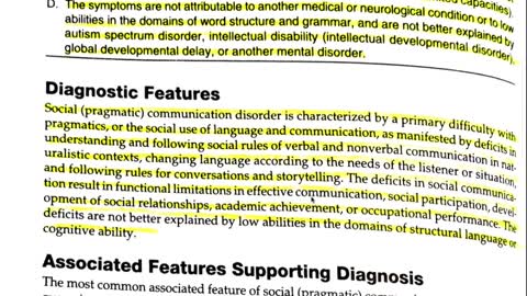 SOCIAL COMMUNICATION DISORDER - Do you have it?