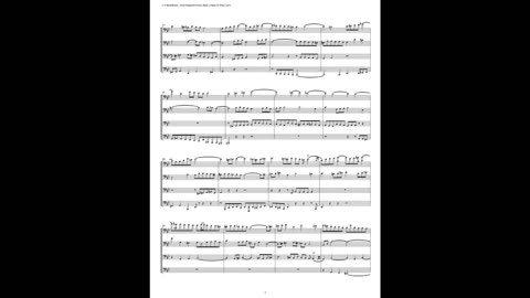 J.S. Bach - Well-Tempered Clavier: Part 1 - Fugue 14 (Euphonium-Tuba Quartet)