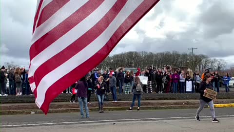 We Walk Together: Molalla, OR High School walkout to protest mask mandates!