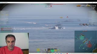 World of Warships Footage Battleship Strasbourg Random Battle Defeat