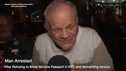 Man Arrested at NYC Cheesecake Factory for Refusing to Leave After Failure to Show VACCINE PASSPORT!
