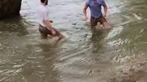 THEY TOOK IT TO THE RIVER