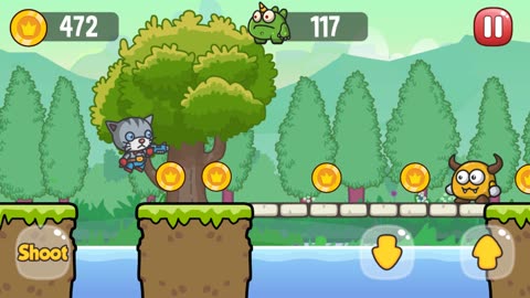 Super Ninja Cat - Android Gameplay [7+ Mins, 1080p60fps]