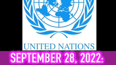 Is HR 1111 a United Nations Takeover? ( September 28, 2022)