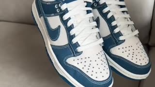 750Kicks Unboxing: Nike Dunk Low Industrial Blue Sashiko with @Sharonmeze 2023 Outfit Trend Sneakers