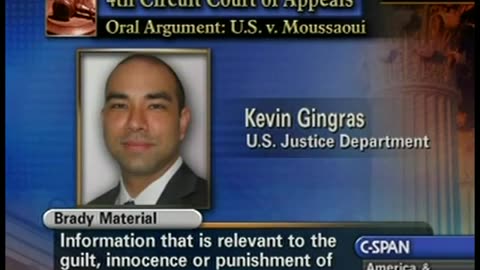 United States vs Zacarias Moussaoui Second Oral Argument