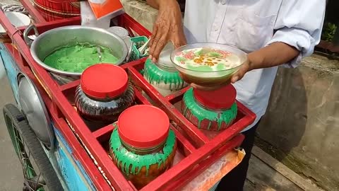 INDONESIAN TRADITIONAL FOOD DESSERT - BUBUR SUMSUM