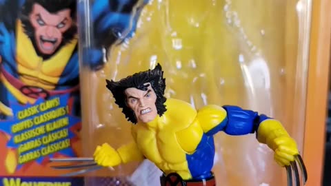 QuickView of Marvel Legends Retro Yellow/Blue Suit Wolverine