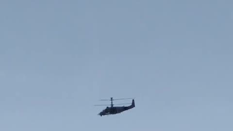 Сегодня был сбит российский ударный вертолет Ка-52.
