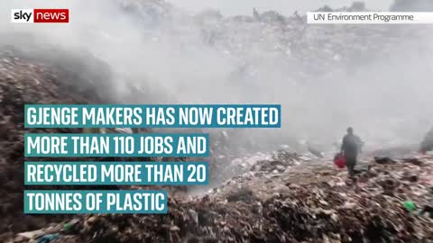 Meet the engineer turning waste plastic into paving slabs