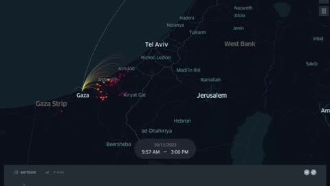 🚀🇮🇱 Israel War | Rockets from Gaza in the Last 30 Days | RCF