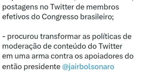 Bomba -arquivos do Twitter, divulgados aqui pela primeira vez, revelam que Moraes e o Tribunal Superior Eleitoral que ele controla se envolveram em uma clara tentativa de minar a democracia no Brasil.