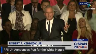 RFK Jr's FULL CAMPAIGN ANNOUNCEMENT (Pro Quality Audio/Video)