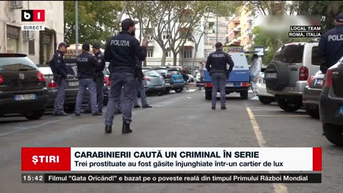 CARABINIERII CAUTĂ UN CRIMINAL ÎN SERIE_Știri B1_19 nov 2022